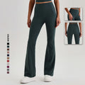 SHINBENE Super Cloud 30" Nylon High Waist Bootcut Yoga 4 Way Stretch Flattering Fit Flare Leggings