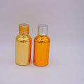 10ml Electroplate Gold Round Skincare Glass Bottle