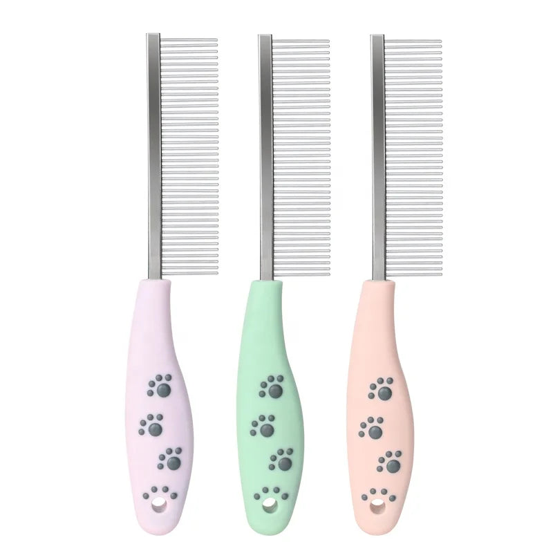 Factory Wholesale Metal Cat Needle Hair Comb Dog Pet Grooming Comb Brush