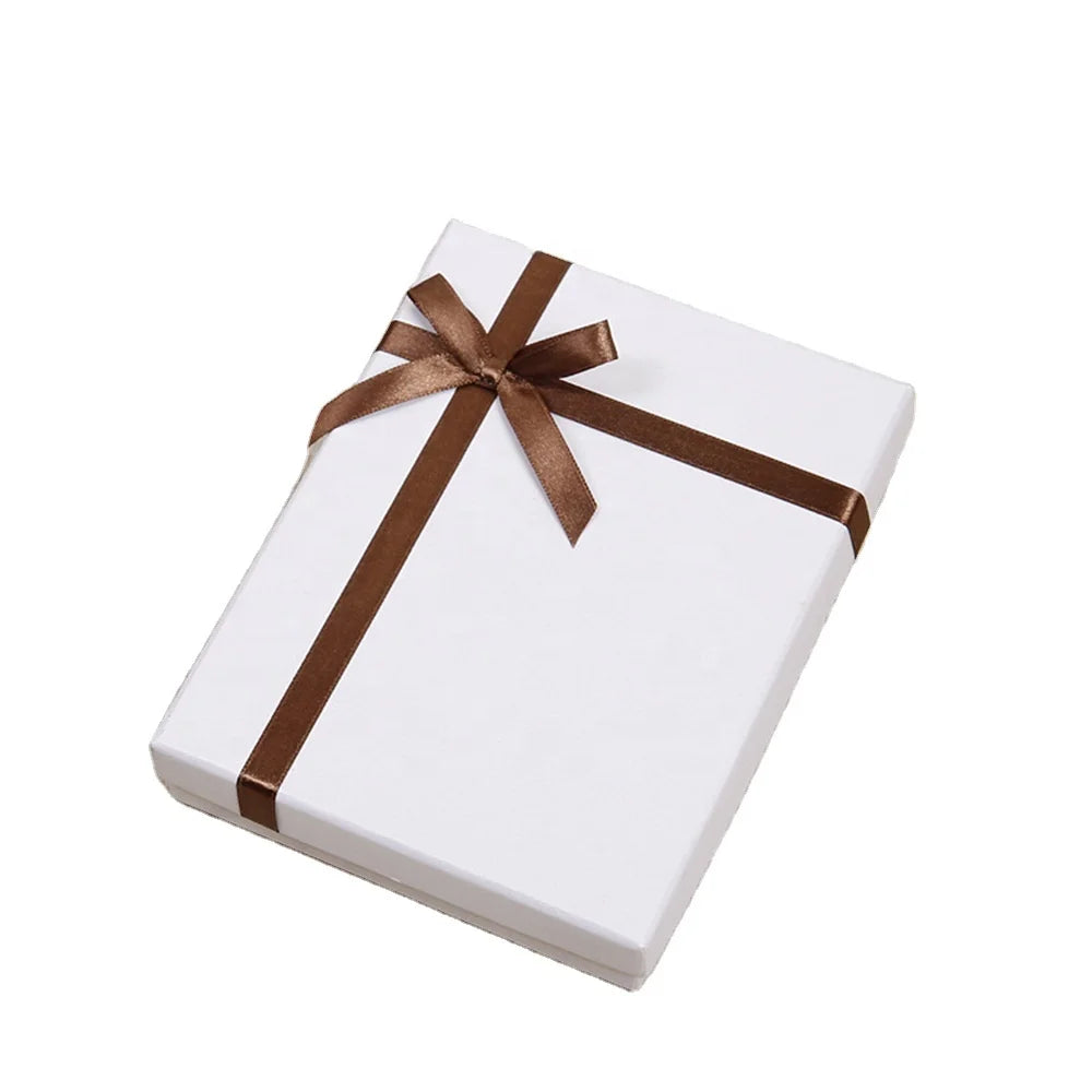 Fashion Long Chain Box Eco-friendly Paper Cardboard Earrings Case Handmade Jewelry Set Packaging