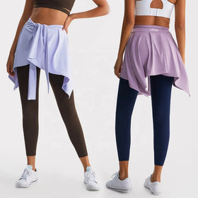 Hot Sale Custom Women's Hip Safety Cover One-piece Tennis Skirt Prevent Exposure Yoga Wear