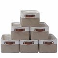 Large Capacity Foldable Fabric Storage Box for Household and Wardrobe Clothes Storage Baskets
