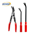 DCHOA 3 Pcs Set Push Down Rubber Buckle Removal Pliers Door Panel Rubber Buckle Driver Car Buckle Tool