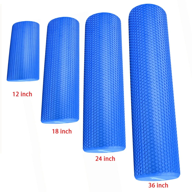 Chine Factory Bulk Custom Eco Friendly Yoga Pilates Back Massage Rollers Mutil Size Colorful 60cm Solid Eva Foam Yoga Roller