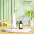 Rechargeable Lithium Battery Wireless Electric Aroma Diffuser Unique Resin Material Gradient LED Light 100ml for Home Use
