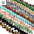 Popular Fashion Natural 6*8mm Teardrop Stone Bead for Jewelry Making Teardrop Shape Crystals Gemstone Beads for Women Men