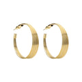 Vintage Gold Plated Brass Big Circle Hoop Earrings Women Multi-layer Wire Ring Strand Trendy Anniversary Jewelry