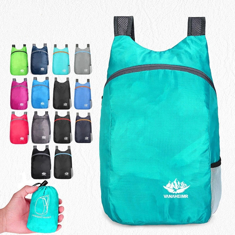Hot Sales Travel Camping Outdoor Lightweight Packable Backpack Foldable Mini Sports Bag