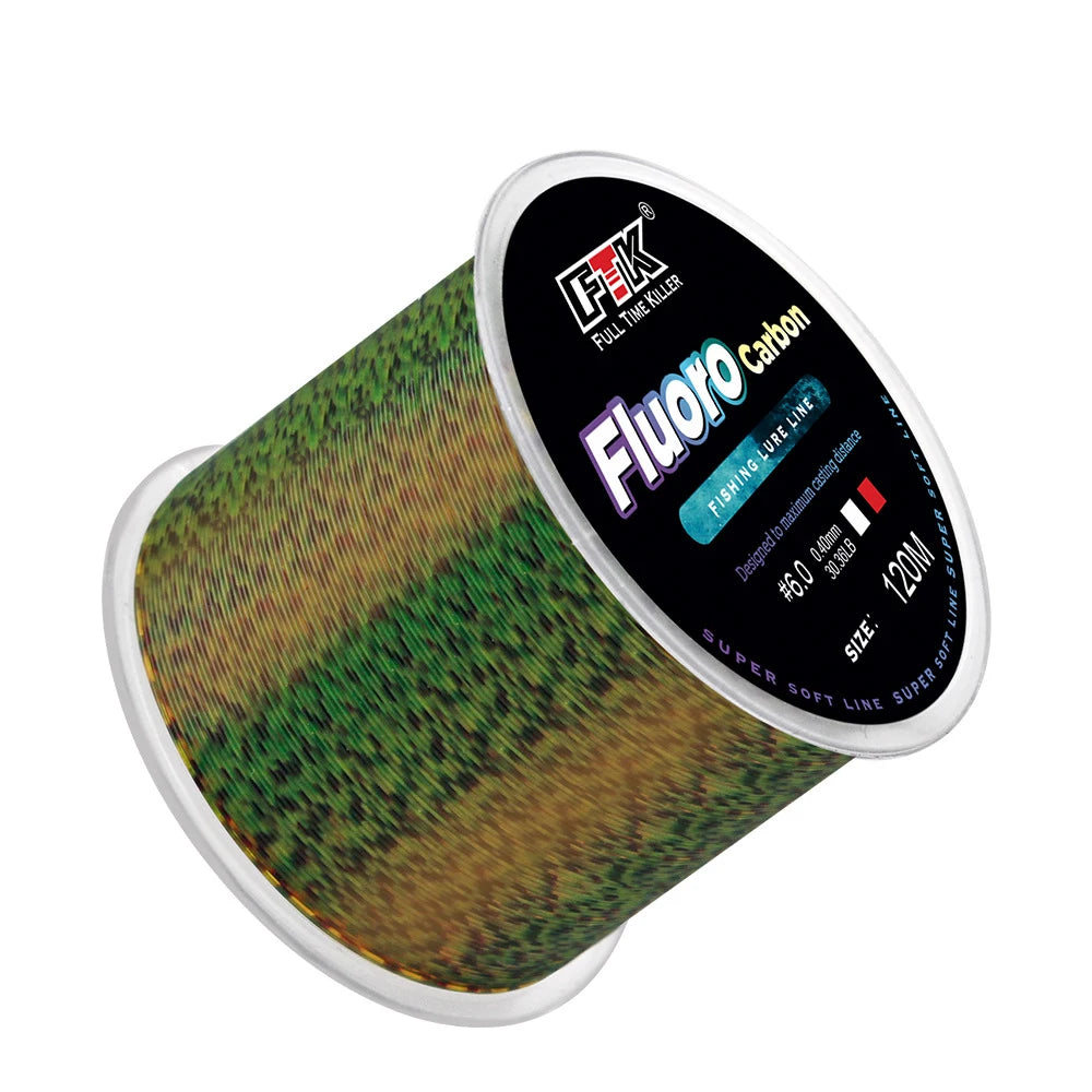 MEIRUN Super Hot 120 m Nylon Fishing Line  Monofilament  4.13- 34.32LB Camouflage Spot Coating Fishing Line