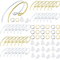 Engrave Figure Silver Gold Color Nickel Free Lead Free Brass Hoops Carved Earrings Kit Clasps Hooks Ear Wire Hoops Earrings Wire
