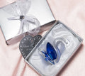 Diy Wholesale Handmade Angelic Purple Blue Crystal Swans for Promotion Gifts