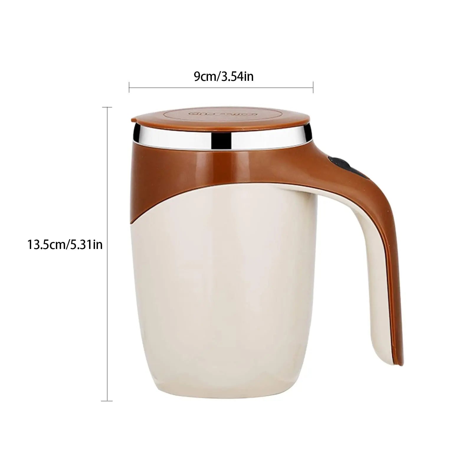 Self Stirring Coffee Mug Automatic MagneticRechargeable 380ML for Coffee Milk Cocoa Tea Hot Chocolate