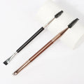Manufacturer Wholesale Black Contour Eyebrow Gel Dual End Flat Double Sided Custom Angle Comb Private Label Brow Synthetic Hair