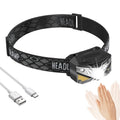 Rechargeable LED Headlamp Bright XPE COB 3XPE 2COB