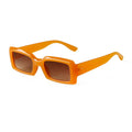 ADE WU STY2149  Trendy Jelly Square Branded Eyeglasses Women Fashion Candy Color Retro Shades Small Frame Thickened Sunglasses
