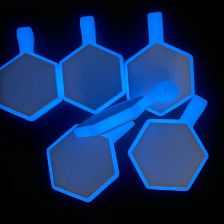 Oksilicone Ready to Ship Wholesale Custom Logo Double-sided Custom Printed Glow in the Dark Silicone Pet Dog Cat Id Tag