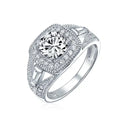 Jewelry Manufacturer Moissanite Rings Moissanite Diamonds S925 Hip Hop Ring Jewelry Sterling Silver Engagement Wedding Rings