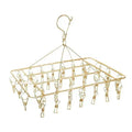 Gold 316 Stainless Steel Clothes Hangers Marine Grade Stainless Steel Socks Hanger With 316 Pegs and Coat Hanger