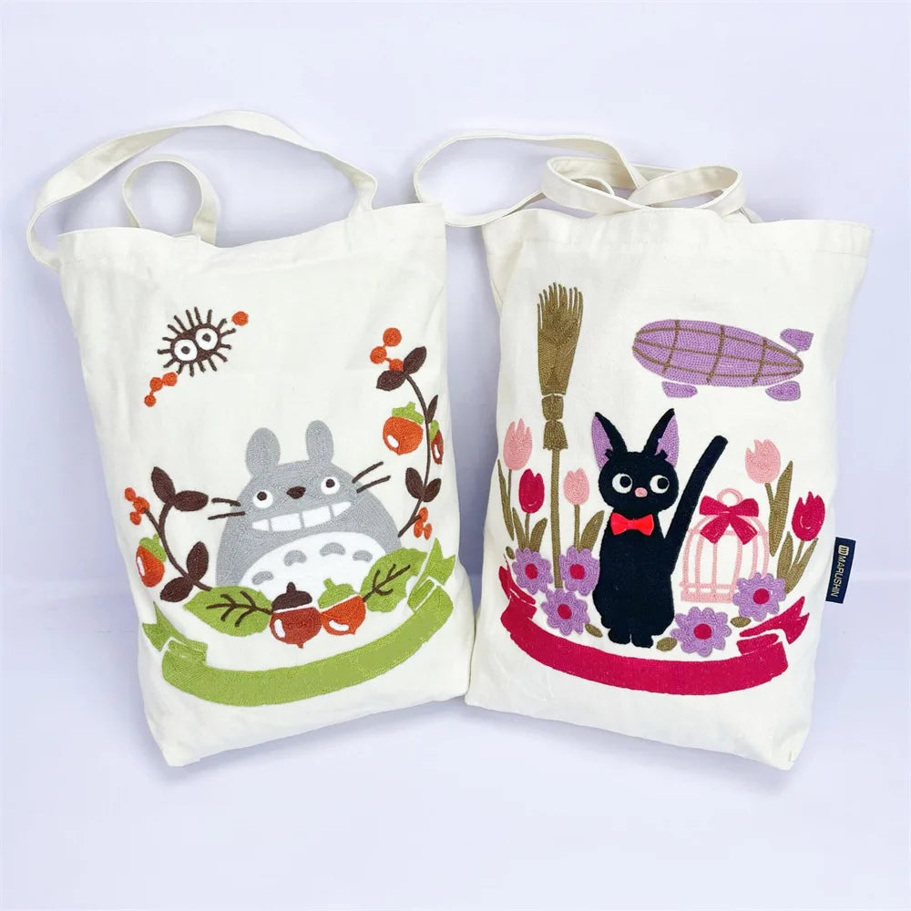 Wholesale Totoro Jiji Cat Tote Bag Handbag 35X40CM Plush Doll Stuffed Toy