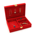 FADELI PACKING Luxury and Creative Chinese Style Red Double Happiness Jewelry Box Customizable Logo Storage Box Jewelry Box