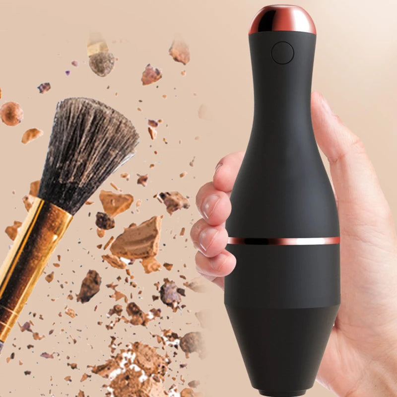 All-In-One Electric USB Silicone Makeup Brush Cleaner with Cleanser Customizable Handle Sizes for Home & Commercial Use