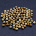 HZ Good Quality Semi-stone Picture jasper Jewelry Ball Gemstone Sphere Ball Pendant for Sale