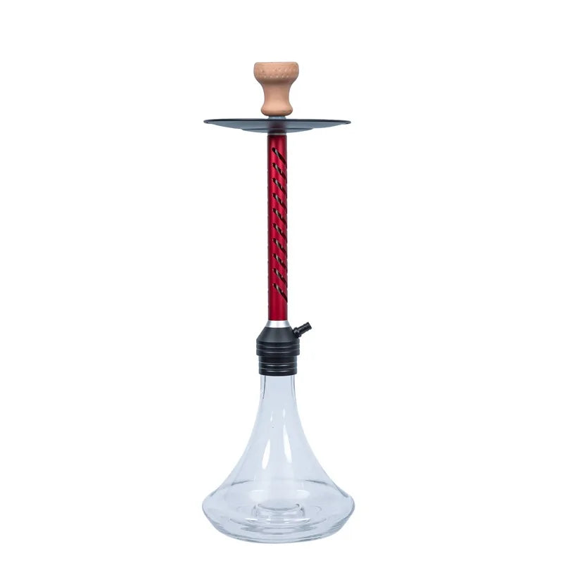 Wholesale Glass Hookah New Design Sheesha Russian Hookah Smoking Stainless Steel Zinc Alloy Shisha Hookah Novation