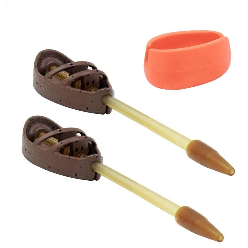 New Zinc Alloy Material 2+1 Carp Fishing Method Feeder with 30g 40g 50g 60g Mould Fishing Tackle Accessories
