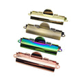 Antique Brass Rainbow Teeth 70mm Multitooth Metal Environmental Electroplated Clipboard Clips Rust-Resistant Small Teeth Design