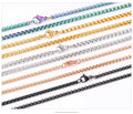 Wholesale 22.5345mm Stainless Steel Square Chain Titanium Steel Hot Sale Clavicle Chain Jewelry Matching Chain