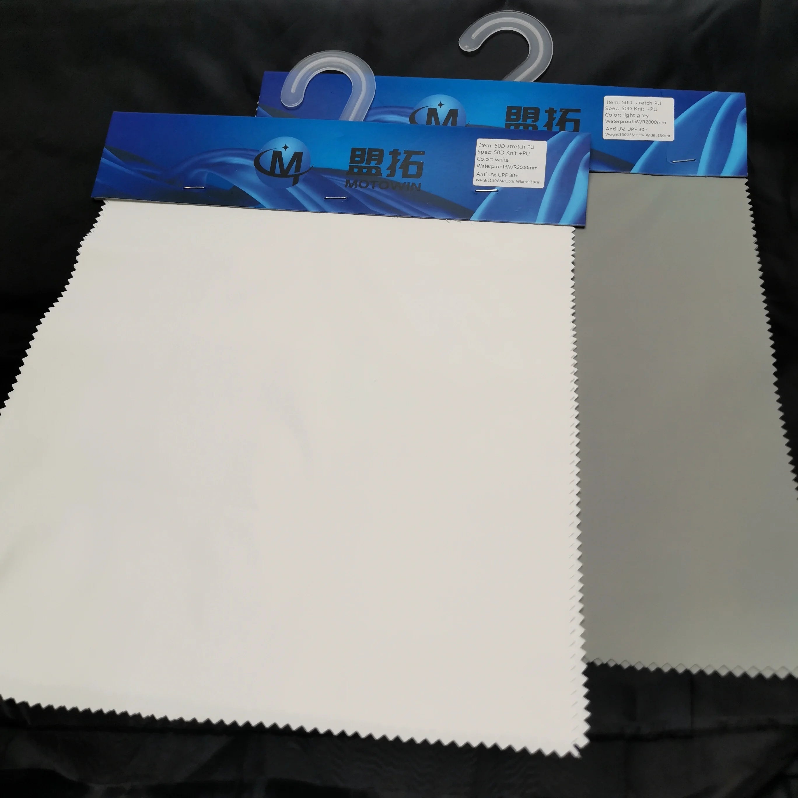 50D Knit PU Coated 4-Way Stretch Waterproof 3000mm Anti-UV 100% Polyester Medium Weight Fabric for Sofa Upholstery Outdoor