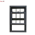 Hot Sale Thermal Break Aluminum Vertical Sliding Double Hung Windows Outdoor House Window Grill Design Popular America