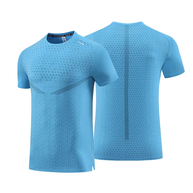 Hot Sale Multiple Color Lightweight Shirts for Men Sport Clothing Short Sleeve