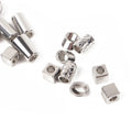 New Metal Cord Lock for Garment Accessory Rope End Bikini Connectors Metal Cord Stopper