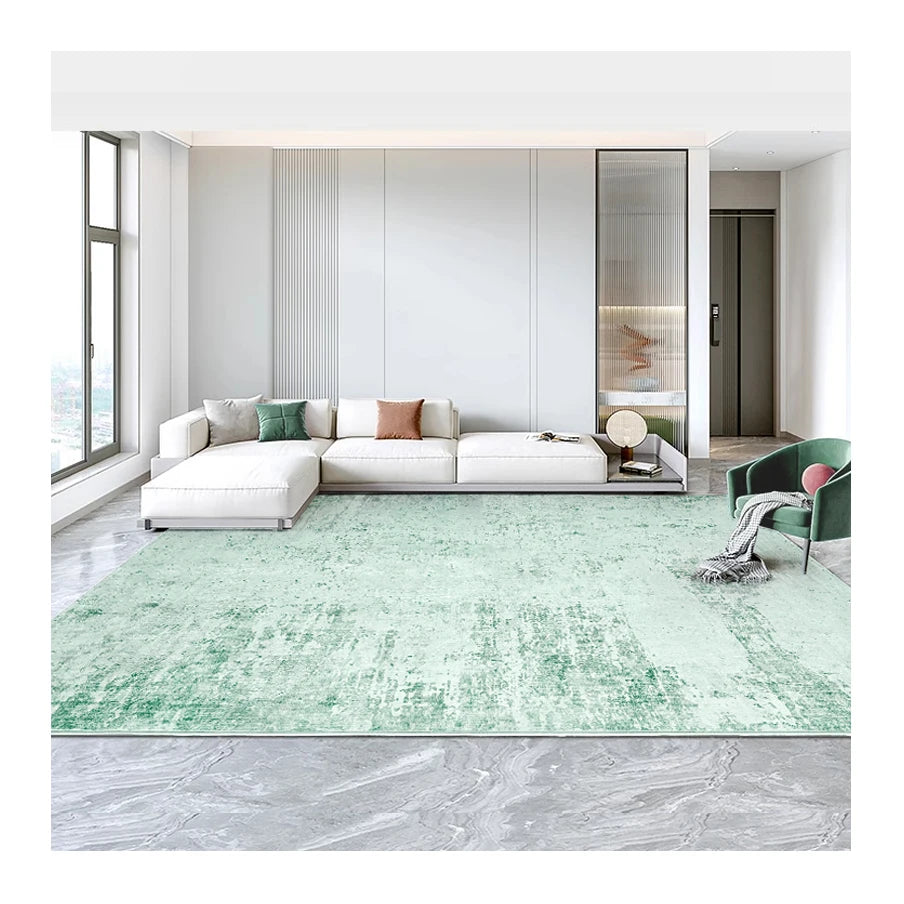 Custom Distressed Boho Carpet Thick Washable for Living Room Turkish Floor Mat