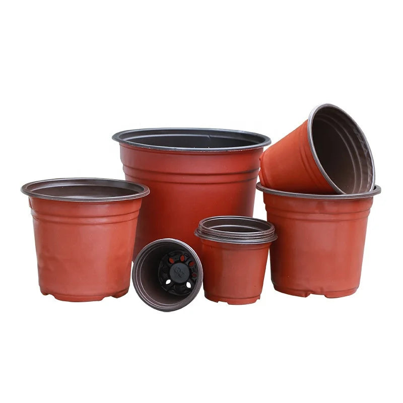Green Pots Soft Suction Lightweight Resin PP Flower Pots Home Minimalist Indoor Herb Planter Wholesale