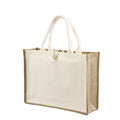 Eco-Friendly Hessian Hemp Tote Shopping Jute Bag with Handle Dust Bags for Sustainable Use