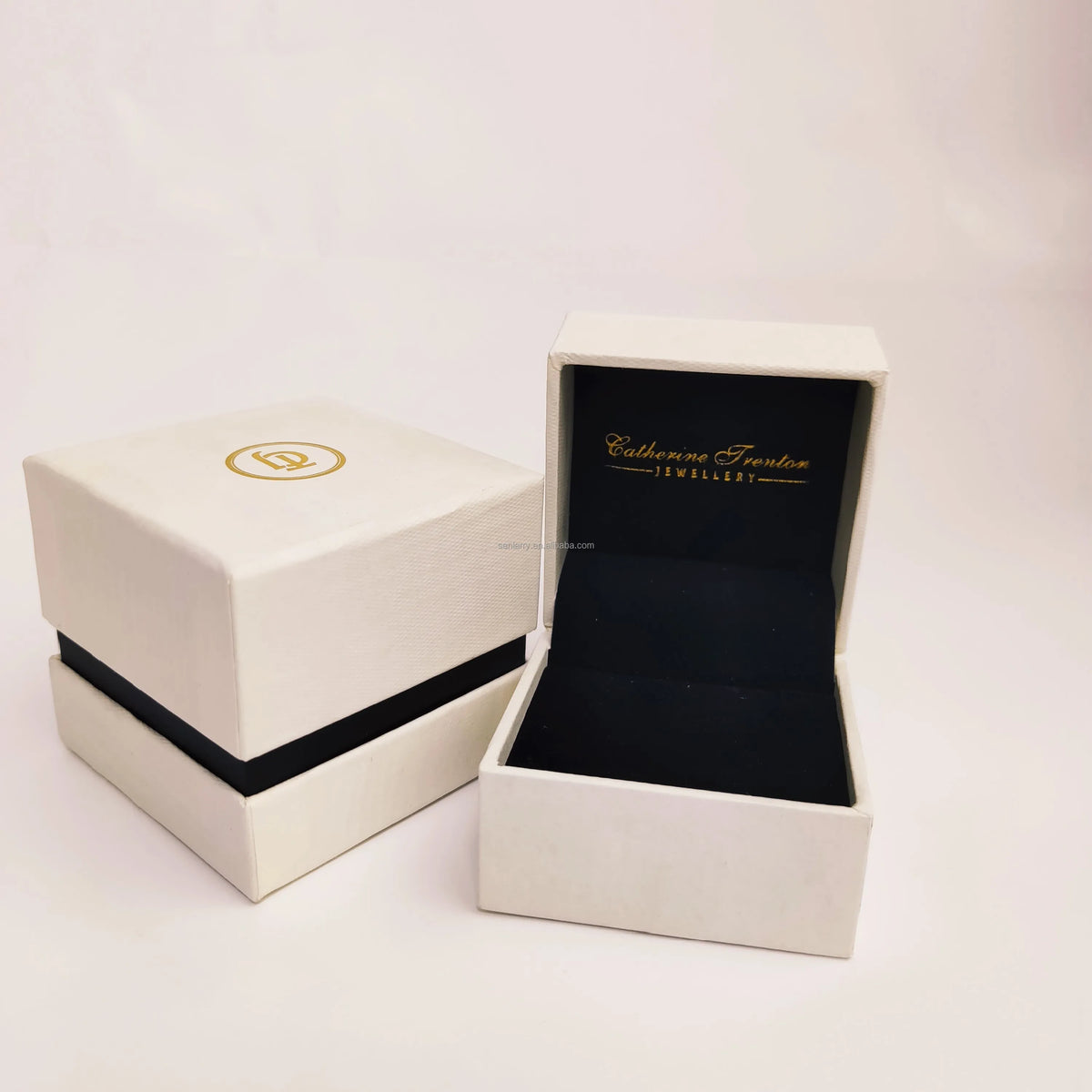 Custom Wholesale Lid and Base Kraft Paper Boxes High Quality Ring Necklace Bracelets Jewelry Gift Paper Box Packaging