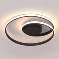 Living Room Black 47W Acrylic Led Smart Remote Control Ceiling Light Lamps for Bedroom