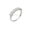 14k Pure Gold Ring Women Jewelry Fashion Engagement Ring Fine Jewelry Supply Custom Design Chinese Factory Trendy Moissanite