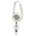 Retractable ID Badge Holder with Carabiner Reel Clip Heavy Duty Keychain Tag Recoil Badge Belt Rope Holder Outdoor Tool