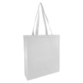 In Stock 14 Colors Non Woven Shopping Bag with Large Gusset 90gsm and Custom Logo with Long Shoulder Handles Tote Bag NWB004