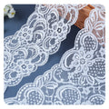 Hot Sale Garment Accessory Nylon Spandex Elastic Border Stretch Lace Trim for Dess
