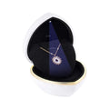Mini Custom Logo Creative Heart-shaped LED Light Proposal Ring Pendant Necklace Jewelry Box