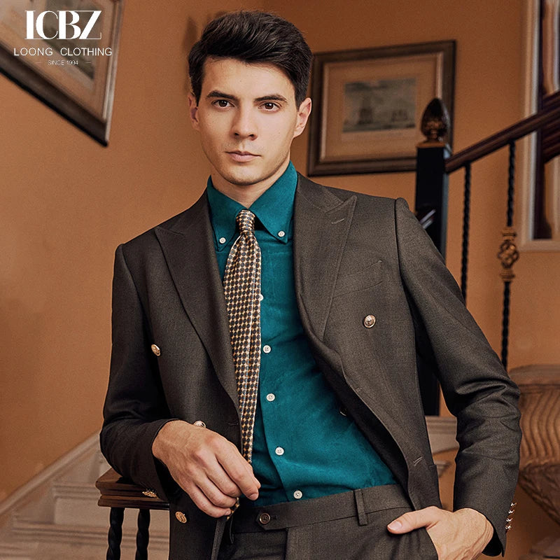 Dress Celebrity Men Party Wedding Vested Suit Men's Blazer 3-piece Gentleman Men's Suits Business Suits for Men