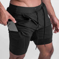 High Quality Men's Custom Quick-Dry Gym Shorts 2 in 1 Workout Casual Run with Elastic Waist Wholesale Custom Weaving