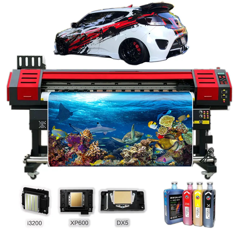 New Technology 1.6M Epsi3200 70Cm Eco Solvent Printer With Cutter 8 Feet Eco Solvent Printer for Flex Banner