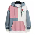OEM Factory Direct Sweatshirts Wholesale Hoodie Embroidery Color Block Hoodie