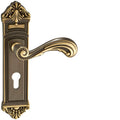 Chinese Style Brass 7.5-8CM Wooden Door Handle Lock Set Key Lock