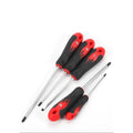KAFUWELL SD6617-1 6 Pcs Chromoly Steel Non-slip Handle Grip Flat Cross Screw Drivers Tool Set